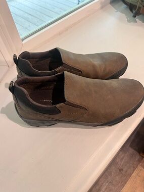 Bass Men's Slip-On Casual Leather Shoes in Brown size 9